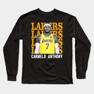 Los Angeles Lakers Carmelo Anthony Long Sleeve T-Shirt